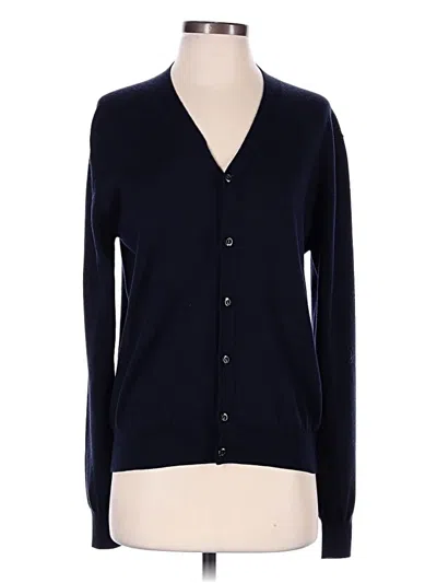 Pre-owned Prada Cardigan Sweater In Blue