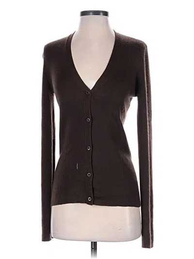 Pre-owned Prada Cardigan Sweater In Brown