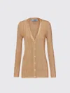 Prada Women Cardigan In Gold