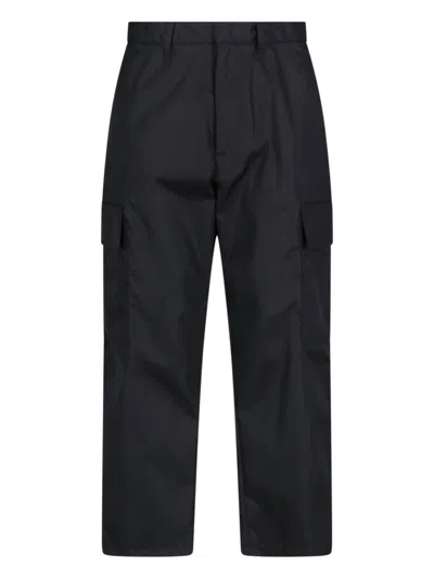 Prada Multi-pocket Casual Pants In Black  