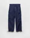 Prada Men's Cargo Pants In Raso Old