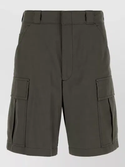 Prada Cargo Shorts In Green