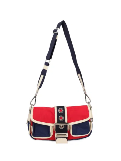 Pre-owned Prada Cargo Shoulder Bag In Red