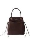 Prada Carry Mini Leather Handbag In Brown