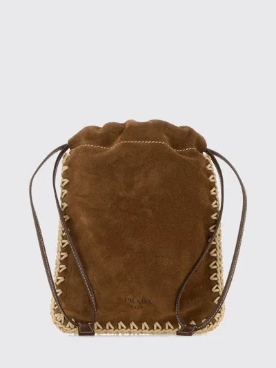 Prada Case Woman In Brown