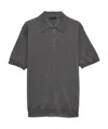Prada Poloshirt Aus Kaschmir Und Seide In Slate Grey