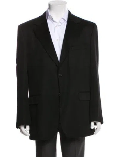 Pre-owned Prada Cashmere Blazer In Black