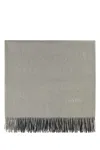 Prada Cashmere Blend Blanket In Gray