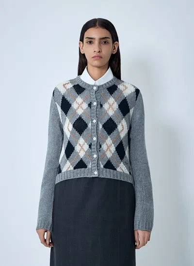 Prada Cashmere Cardigan In Blue