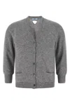 Prada Long-sleeved Sweater In Gray