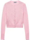 Prada Cashmere Cardigan In Primula