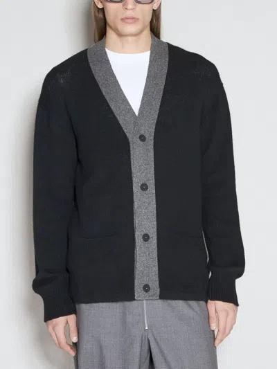 Prada Cashmere Cardigan In Schwarz