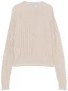 Prada Recycled-cashmere Sweater In Beige