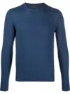 Prada Cashmere Crew-neck Jumper In Blau