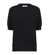 Prada Cashmere Crew-neck Sweater In Blue