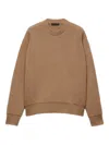 Prada Cashmere Crew-neck Sweater In Brown