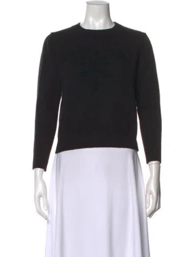 Pre-owned Prada Cashmere Crew Neck Sweater In Brown