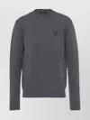 Prada Cashmere Sweater In Gray