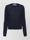 Prada Cashmere Crewneck Knitwear F 5 In Blue