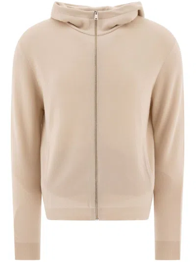 Prada Cashmere Hoodie In Orange