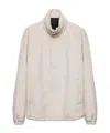 Prada Cashmere Jacket In Albino White
