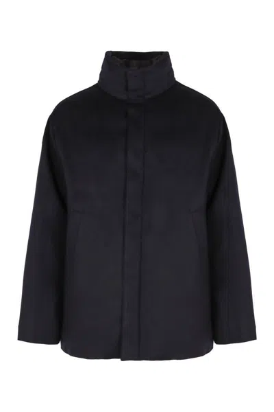 Prada Cashmere Jacket In Blue