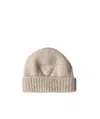Prada Cashmere Knitted Hat In Desert Beige