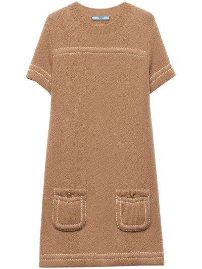 PRADA CASHMERE MINI DRESS