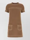 Prada Camel-coloured Cashmere Short Dress