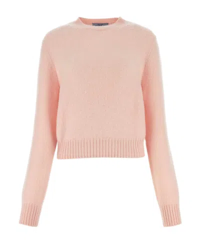 PRADA PRADA CREWNECK LONG-SLEEVED SWEATER