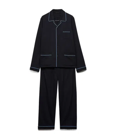 Prada Cashmere Pajamas In Blue