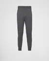 Prada Elastic Waist Cashmere Joggers