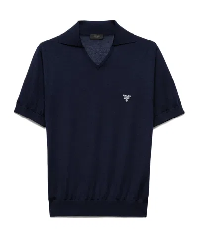 PRADA CASHMERE POLO SHIRT