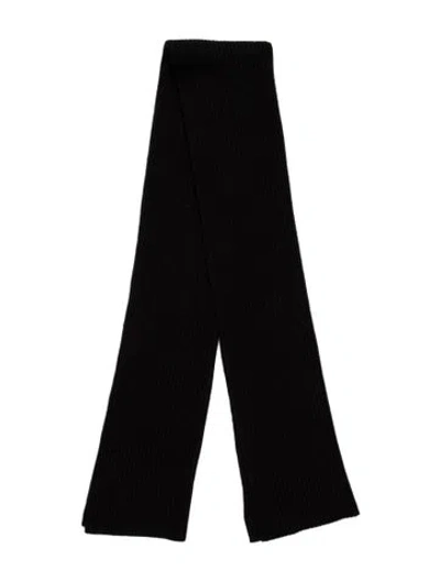 Pre-owned Prada Cashmere Scarf In Black