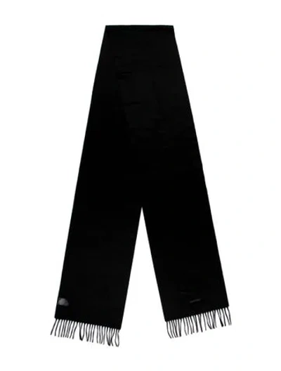 Pre-owned Prada Cashmere Scarf In Black