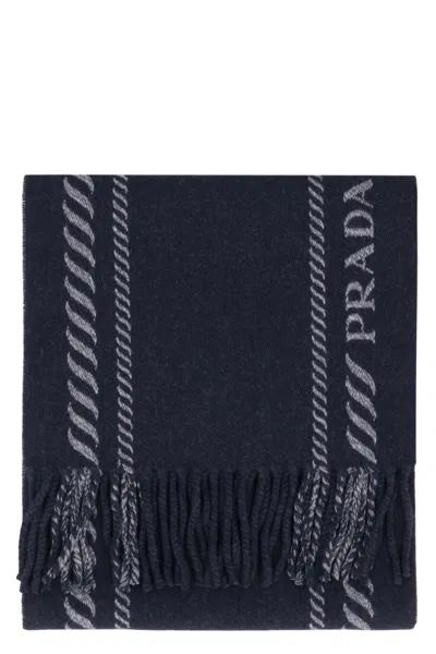 PRADA PRADA CASHMERE SCARF