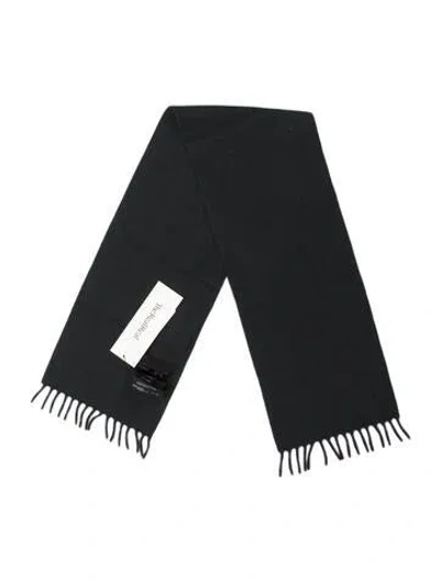 Pre-owned Prada Cashmere Scarf In Gray