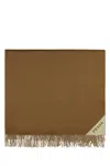 Prada Cashmere Shawl In Brown