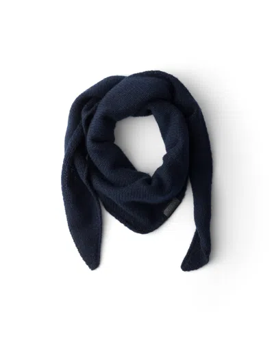 Prada Cashmere Shawl In Blau