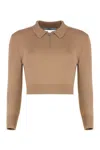 Prada Cashmere Sweater In Brown