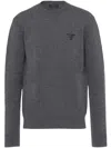 Prada Cashmere Sweater In Black