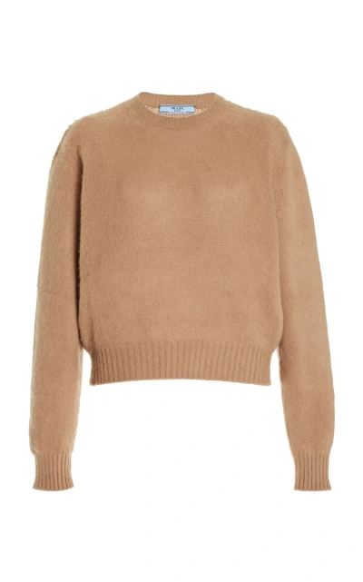 Prada Cashmere Sweater In Brown