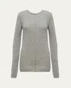 Prada Cashmere Sweater In Grigio