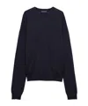 Prada Cashmere Sweater In Navy Blue