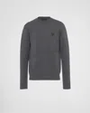 Prada Cashmere Sweater In Slate Gray