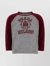 Prada Cashmere Sweater With Contrast Raglan Sleeves