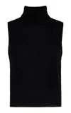 Prada Cashmere Vest In Black