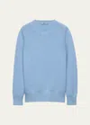 Prada Triangle-logo Sweater In F0013 Azzurro
