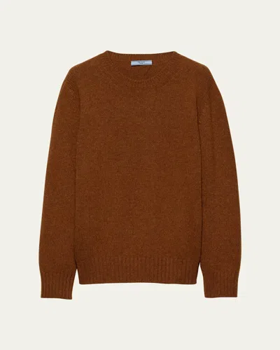 PRADA CASHMERE WOOL CREW-NECK SWEATER