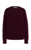 Prada Wool And Cashmere Sweater In Burgundy